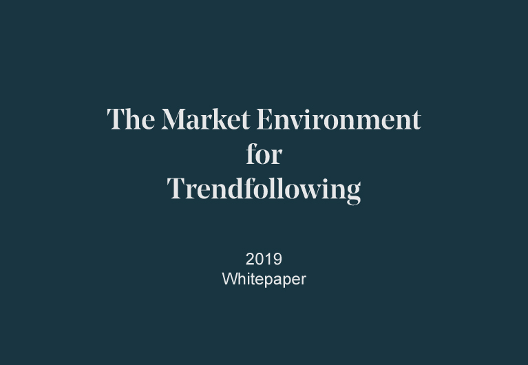 The Market Environment for Trendfollowing