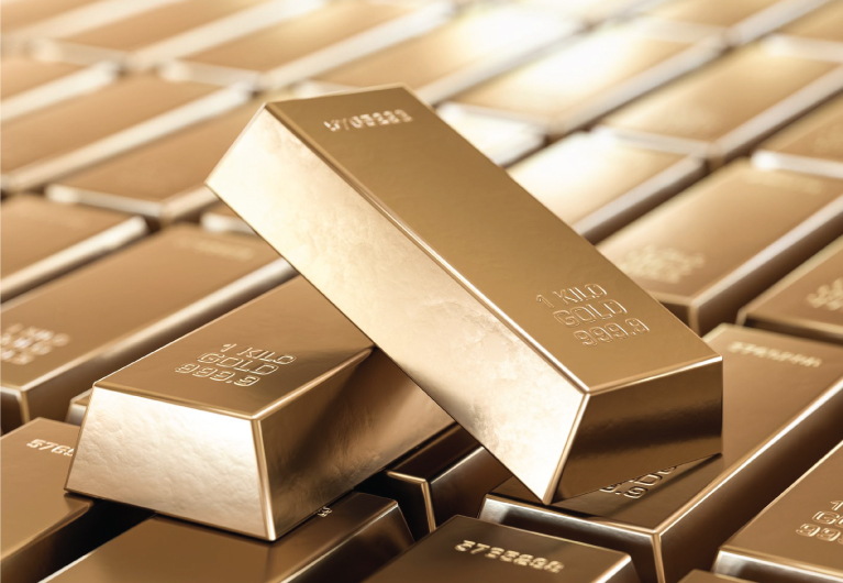 An image of a stack of gold bouillons